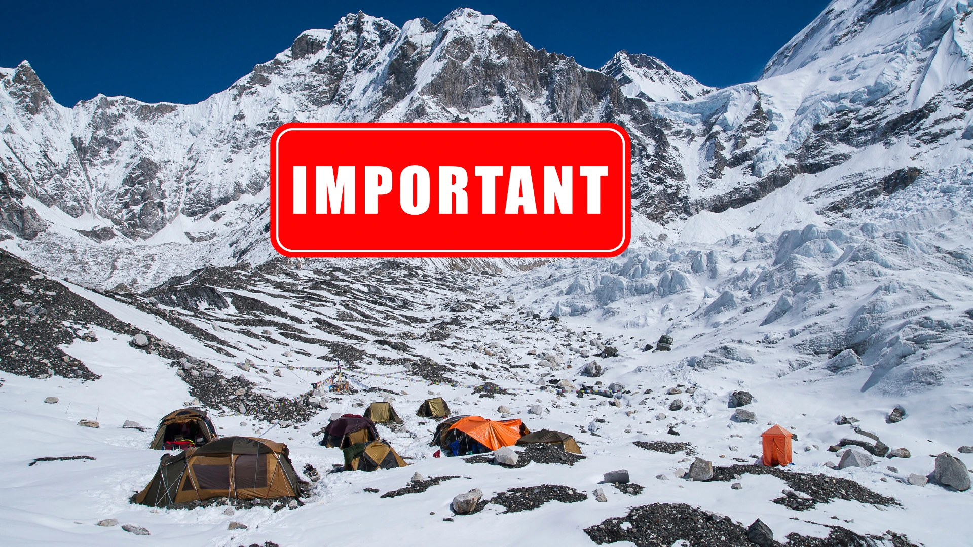 Stay at Everest Base Camp