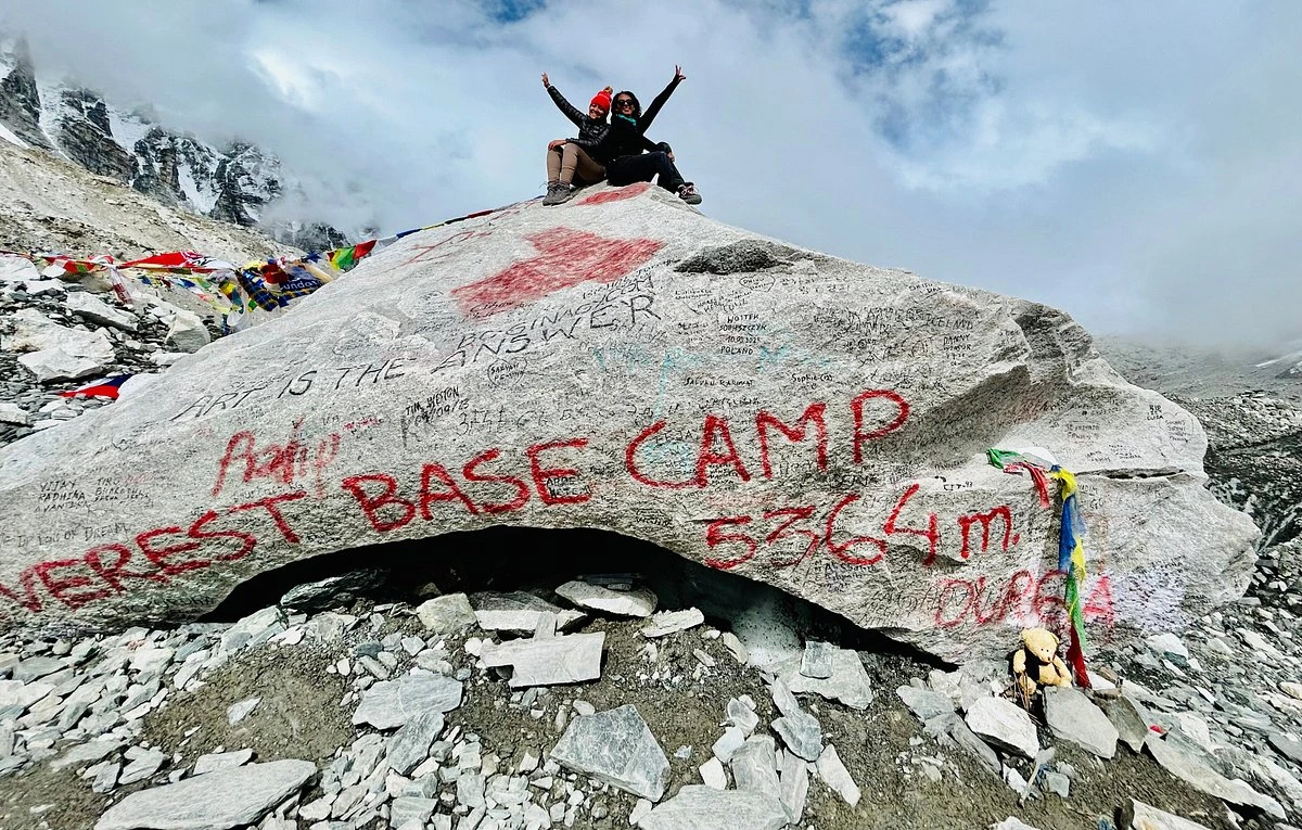 Everest Base Camp Crowd